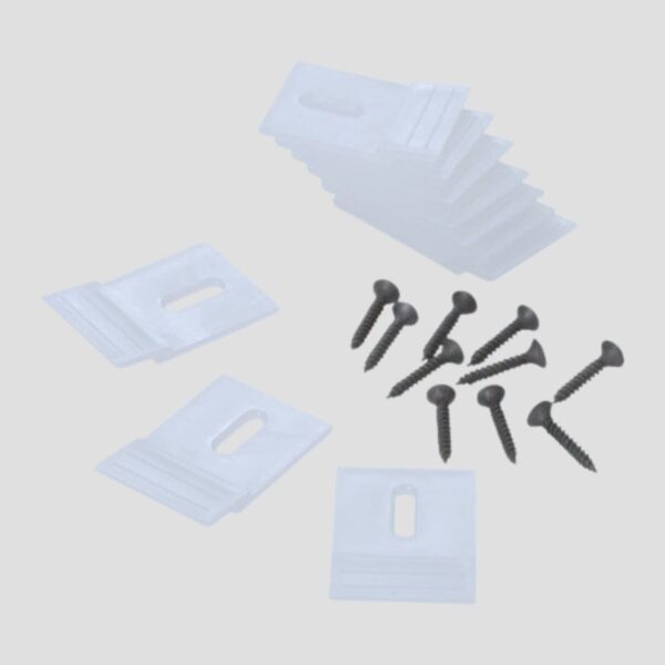 Clips pour plinthe clipsable électrique