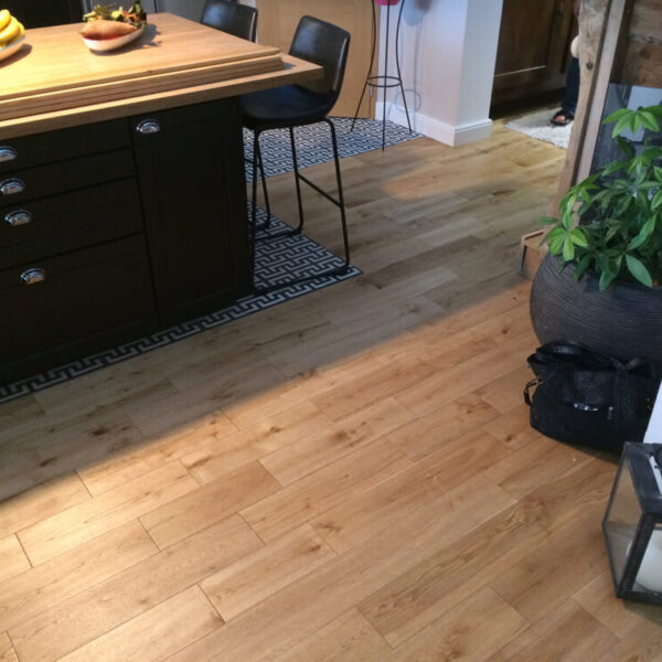 rénovation d'une ferme parquet chene Massif naturel