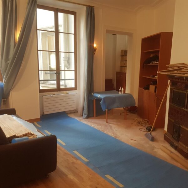 parquet flottant chene 3 frises sable