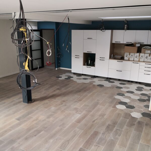 Réalisation parquet pierre de Lune